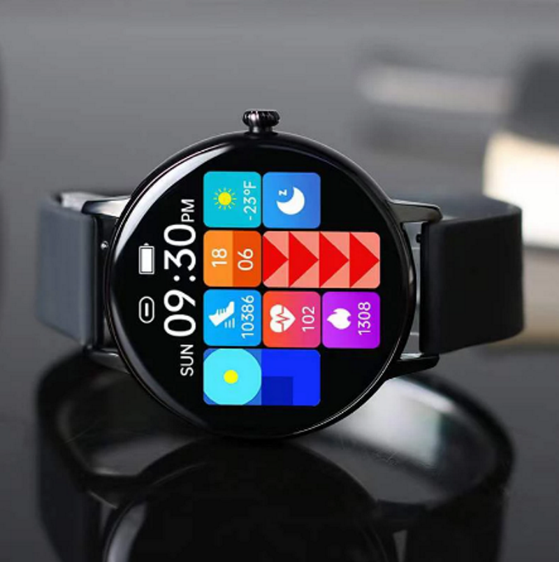 Ceas Smartwatch si Bratara Fitness XoXo idealSTORE, Ecran Tactil Complet IPS Apelare Bluetooth, Notificari Monitorizeaza Ritmul Cardiac, Oxigenul din Sange, Somn, Muzica, IP67, Multi-Sport, Asistent vocal, Android-IOS, Long Battery, Black Edition