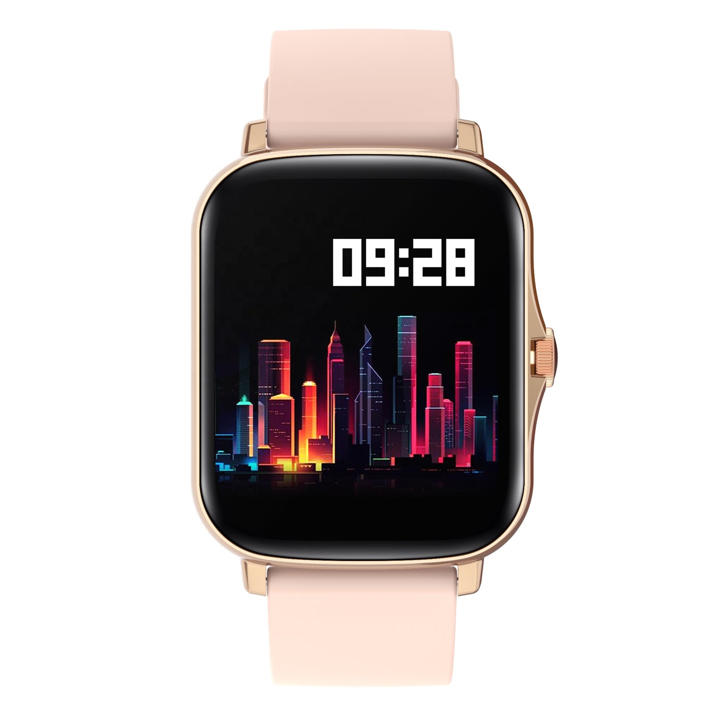 Ceas SmartWatch Y20 SquareStyle idealStore, Waterproof, Ecran HD, 1.7 inch, Compatibil Android/iOS, Bluetooth, Notificari, Sport, Pedometru, Monitorizeaza Ritmul Cardiac, Gold