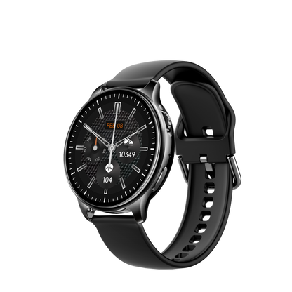 Smartwatch Yolo BLACK IdealStore Full HD, Ecran de 1,32 Inch cu rezolutie 360x360, Monitorizare tensiune arteriala si frecventa cardiaca, Rezistent la apa IP67, Preluare apeluri Bluetooth, Mod multi-sport, Sistem de operare Android sau IOS