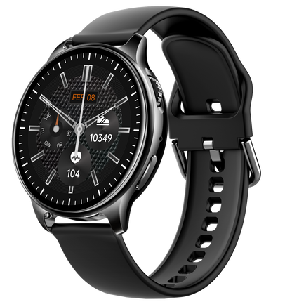 Smartwatch Yolo BLACK IdealStore Full HD, Ecran de 1,32 Inch cu rezolutie 360x360, Monitorizare tensiune arteriala si frecventa cardiaca, Rezistent la apa IP67, Preluare apeluri Bluetooth, Mod multi-sport, Sistem de operare Android sau IOS