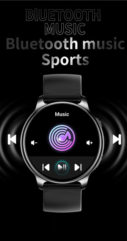 Smartwatch Yolo GOLD IdealStore Full HD, Ecran de 1,32 Inch cu rezolutie 360x360, Monitorizare tensiune arteriala si frecventa cardiaca, Rezistent la apa IP67, Preluare apeluri Bluetooth, Mod multi-sport, Sistem de operare Android sau IOS