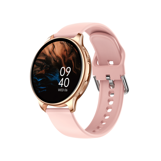 Smartwatch Yolo GOLD IdealStore Full HD, Ecran de 1,32 Inch cu rezolutie 360x360, Monitorizare tensiune arteriala si frecventa cardiaca, Rezistent la apa IP67, Preluare apeluri Bluetooth, Mod multi-sport, Sistem de operare Android sau IOS