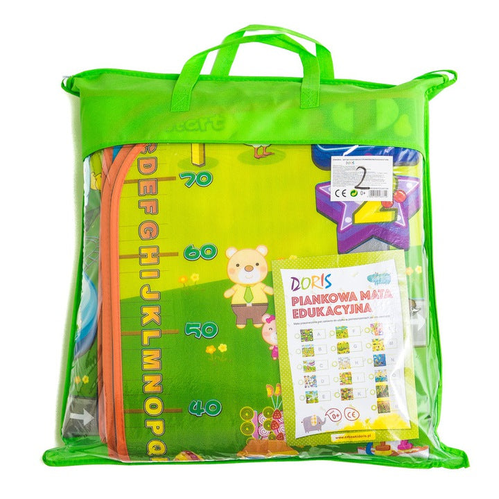 Covor interactiv pentru copii IDL MY FARM VILLE 2019, DIMENSIUNI: 150 x 180 x 0.5 cm, Stimuleaza simturile, invata si incurajeaza jocul creativ, Culori vii cu printuri de poveste, Asigura o izolare termica excelenta, Multicolor