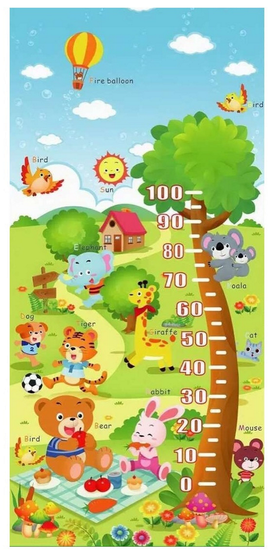 Covor interactiv pentru copii IDL My Happy Animals 2019, DIMENSIUNI: 200 x 180 x 0.5 cm, Stimuleaza simturile, invata si incurajeaza jocul creativ, Culori vii cu printuri de poveste, Asigura o izolare termica excelenta, Galben