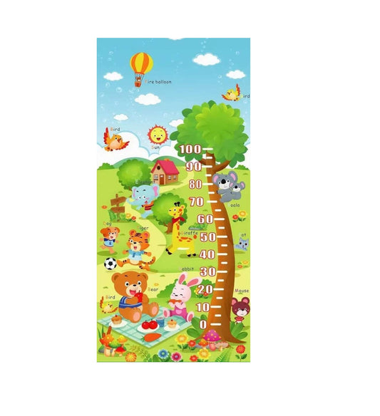 Covor interactiv pentru copii IDL My Happy Animals 2019, DIMENSIUNI: 200 x 180 x 0.5 cm, Stimuleaza simturile, invata si incurajeaza jocul creativ, Culori vii cu printuri de poveste, Asigura o izolare termica excelenta, Galben