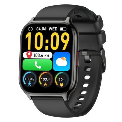 Ceas SmartWatch ZonStyleFit idealSTORE, Ecran Tactil 2,01, Android/IOS, Difuzor-Microfon, Control Muzica, Camera, Apeluri, Mesaje, Whatss, Facebook, Vreme, Fitness Traker, IP67, Ritm Cardiac, Tensiune Arteriala, SpO2, Monitorizare Somn, Sport