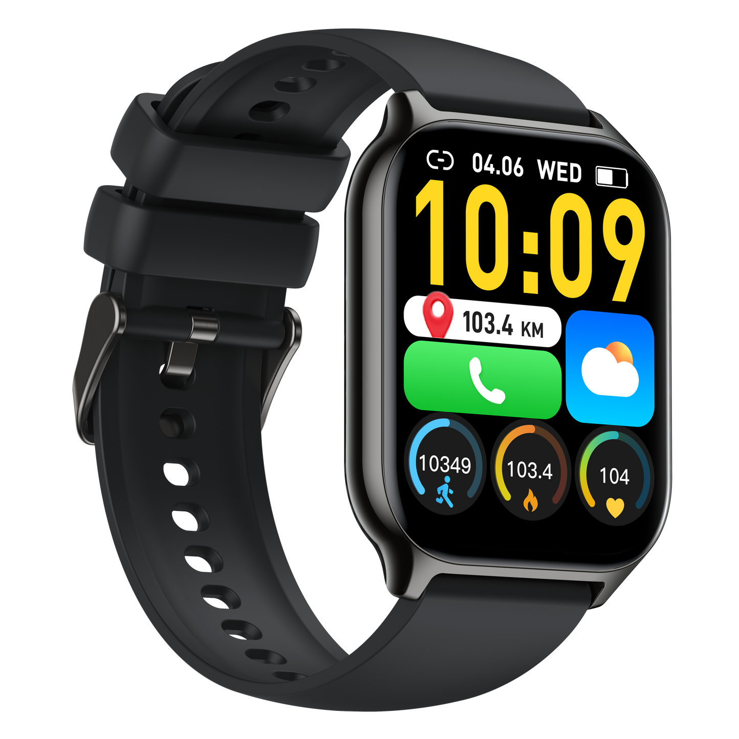 Ceas SmartWatch ZonStyleFit idealSTORE, Ecran Tactil 2,01, Android/IOS, Difuzor-Microfon, Control Muzica, Camera, Apeluri, Mesaje, Whatss, Facebook, Vreme, Fitness Traker, IP67, Ritm Cardiac, Tensiune Arteriala, SpO2, Monitorizare Somn, Sport