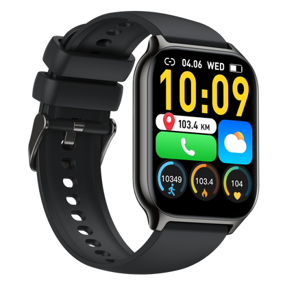 Ceas SmartWatch ZonStyleFit idealSTORE, Ecran Tactil 2,01, Android/IOS, Difuzor-Microfon, Control Muzica, Camera, Apeluri, Mesaje, Whatss, Facebook, Vreme, Fitness Traker, IP67, Ritm Cardiac, Tensiune Arteriala, SpO2, Monitorizare Somn, Sport