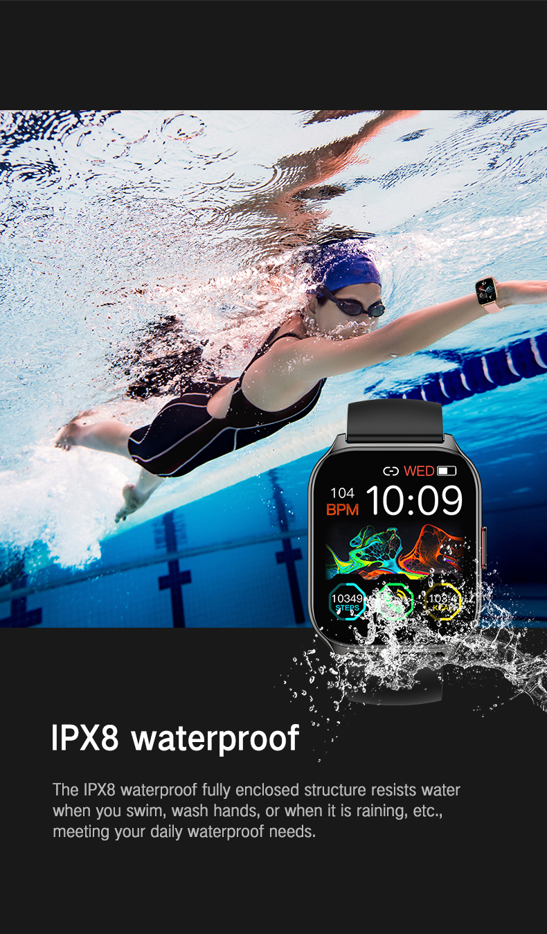 Ceas SmartWatch ZonStyleFit idealSTORE, Ecran Tactil 2,01, Android/IOS, Difuzor-Microfon, Control Muzica, Camera, Apeluri, Mesaje, Whatss, Facebook, Vreme, Fitness Traker, IP67, Ritm Cardiac, Tensiune Arteriala, SpO2, Monitorizare Somn, Sport