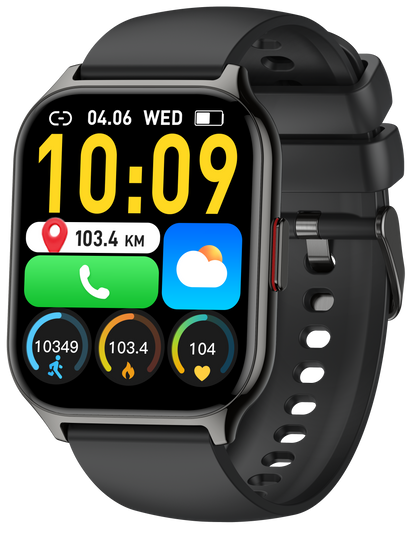 Ceas SmartWatch ZonStyleFit idealSTORE, Ecran Tactil 2,01, Android/IOS, Difuzor-Microfon, Control Muzica, Camera, Apeluri, Mesaje, Whatss, Facebook, Vreme, Fitness Traker, IP67, Ritm Cardiac, Tensiune Arteriala, SpO2, Monitorizare Somn, Sport