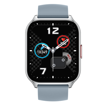Ceas SmartWatch ZonStyleFit idealSTORE, Ecran Tactil 2,01, Android/IOS, Difuzor-Microfon, Control Muzica, Camera, Apeluri, Mesaje, Whatss, Facebook, Vreme, Fitness Traker, IP67, Ritm Cardiac, Tensiune Arteriala, SpO2, Monitorizare Somn, Sport