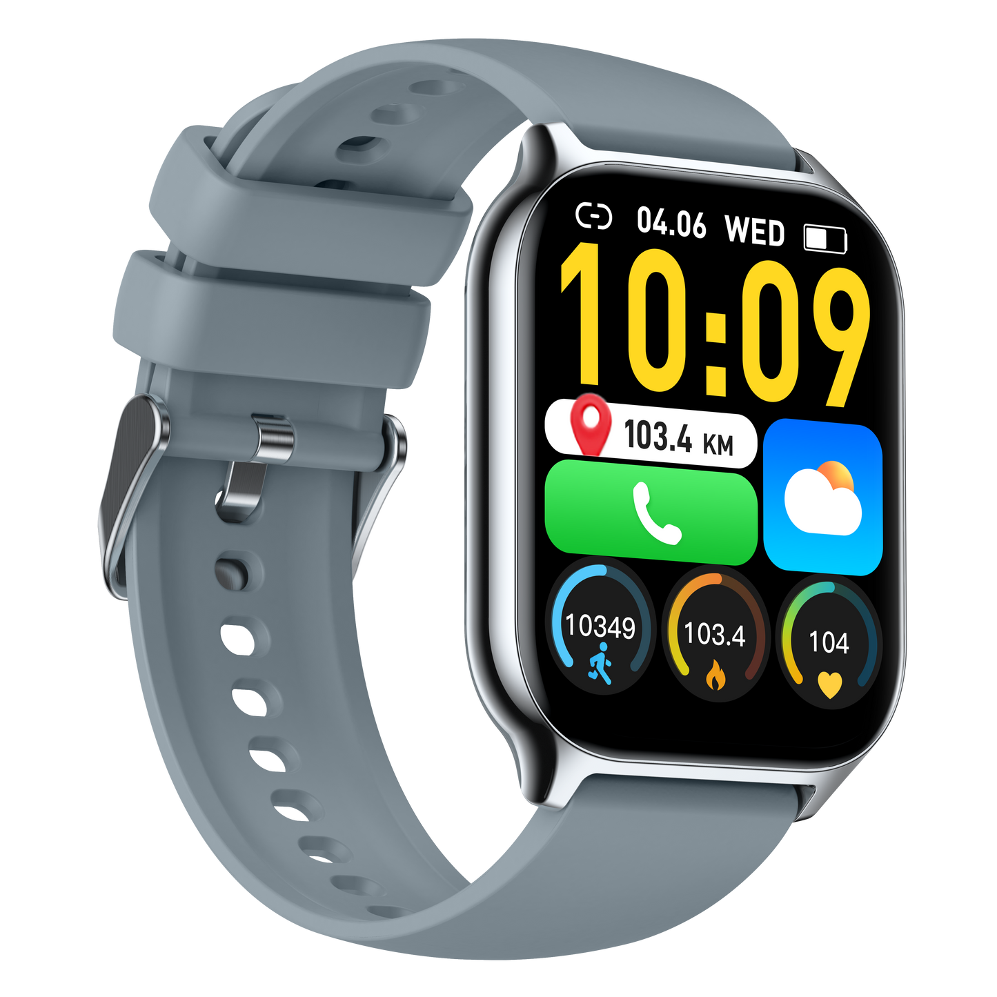 Ceas SmartWatch ZonStyleFit idealSTORE, Ecran Tactil 2,01, Android/IOS, Difuzor-Microfon, Control Muzica, Camera, Apeluri, Mesaje, Whatss, Facebook, Vreme, Fitness Traker, IP67, Ritm Cardiac, Tensiune Arteriala, SpO2, Monitorizare Somn, Sport