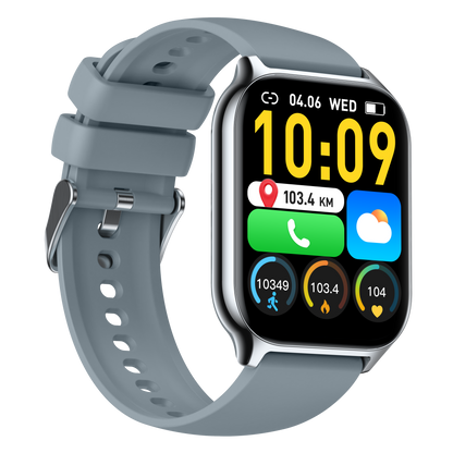 Ceas SmartWatch ZonStyleFit idealSTORE, Ecran Tactil 2,01, Android/IOS, Difuzor-Microfon, Control Muzica, Camera, Apeluri, Mesaje, Whatss, Facebook, Vreme, Fitness Traker, IP67, Ritm Cardiac, Tensiune Arteriala, SpO2, Monitorizare Somn, Sport