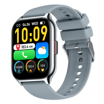 Ceas SmartWatch ZonStyleFit idealSTORE, Ecran Tactil 2,01, Android/IOS, Difuzor-Microfon, Control Muzica, Camera, Apeluri, Mesaje, Whatss, Facebook, Vreme, Fitness Traker, IP67, Ritm Cardiac, Tensiune Arteriala, SpO2, Monitorizare Somn, Sport