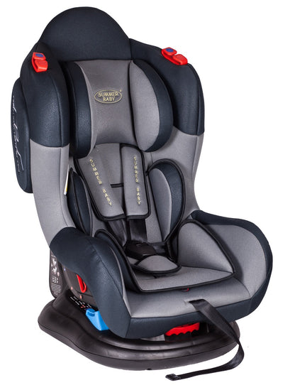 Scaun auto Profesional BABY JOLIE PORTO IDL GRAY COLLECTION, 0-25 Kg, Dimensiuni 74 x 38 x 45 cm, Echipat cu centura de siguranta cu prindere in 5 puncte, SPS- sistem de protectie la impact lateral, 3 pozitii de inclinare a scaunului, Culoare-Gri