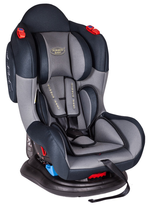 Scaun auto Profesional BABY JOLIE PORTO IDL GRAY COLLECTION, 0-25 Kg, Dimensiuni 74 x 38 x 45 cm, Echipat cu centura de siguranta cu prindere in 5 puncte, SPS- sistem de protectie la impact lateral, 3 pozitii de inclinare a scaunului, Culoare-Gri