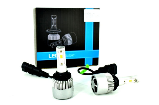 Set Bec H4 2 faze cu LED S2 Idealstore chip led Putere: 40W - 4800 lumen 6000k Voltaj: 12-24V