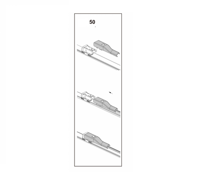 Set 2 bucati stergatoare profesionale, IDL premium, capacitate perfecta de stergere, linie aerodinamica, cu lamela, fara articulatii si piese metalice, dedicate pentru VOLKSWAGEN JETTA IV (162) 04/10