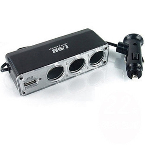 Prelungitor bricheta 3 cai cu fir si USB