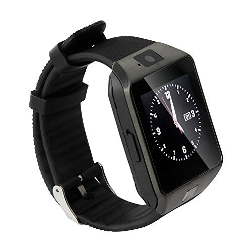 Smartwatch Metalic cu Telefon-micro sim IdealZen 9, Slot Card Micro-SD, Conectivitate Bluetooth 4.0, Display cu Touchscreen, Notificari WhatsApp, Apeluri, Mesaje, Camera 1,3 MPX, Monitorizare Somn, Sedentarism, Anti-pierdere, Facebook, Culoare Negru