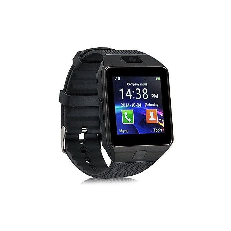 Smartwatch Metalic cu Telefon-micro sim IdealZen 9, Slot Card Micro-SD, Conectivitate Bluetooth 4.0, Display cu Touchscreen, Notificari WhatsApp, Apeluri, Mesaje, Camera 1,3 MPX, Monitorizare Somn, Sedentarism, Anti-pierdere, Facebook, Culoare Negru