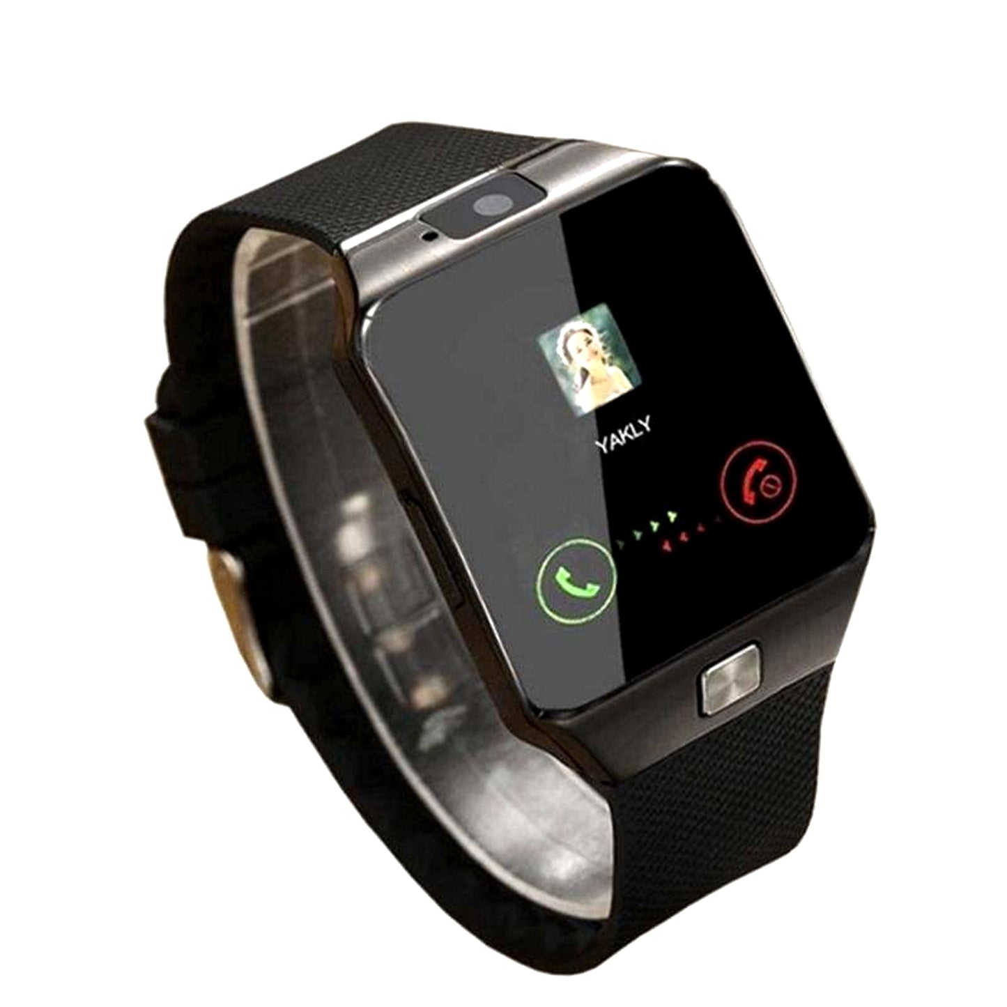 Smartwatch Metalic cu Telefon-micro sim IdealZen 9, Slot Card Micro-SD, Conectivitate Bluetooth 4.0, Display cu Touchscreen, Notificari WhatsApp, Apeluri, Mesaje, Camera 1,3 MPX, Monitorizare Somn, Sedentarism, Anti-pierdere, Facebook, Culoare Negru