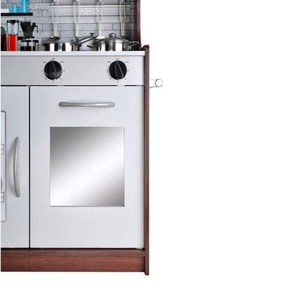 Bucatarie de jucarie pentr copii, MT MALATEC, Lemn, Multicolor, 80x80.5 cm