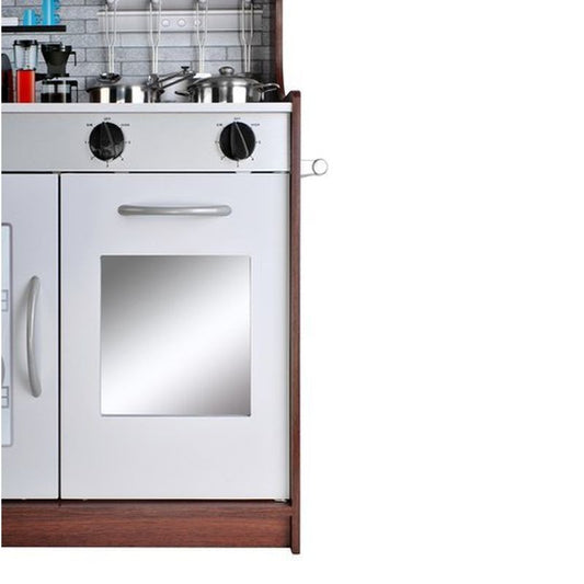 Bucatarie de jucarie pentr copii, MT MALATEC, Lemn, Multicolor, 80x80.5 cm