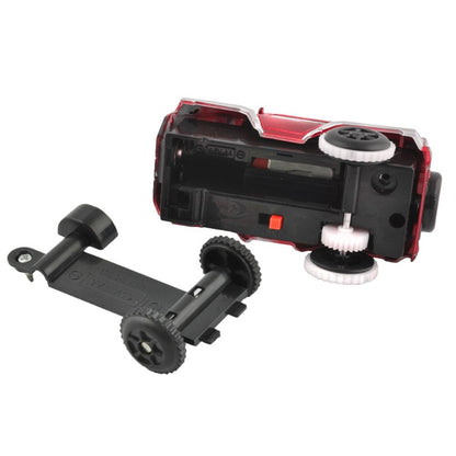 Circuit 2 in 1 XXL 88 X 74 CM, 140 Piese cu Trenulet si Masinuta Electrice cu Pista de Mare Viteza pentru Tren si Masini, Pod Iluminat, 'Rapid Transit' Race Track