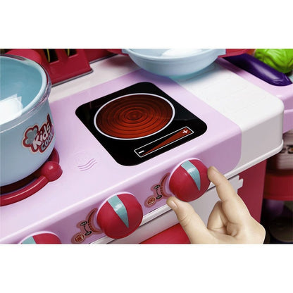 Joc de rol - Bucatarie de jucarie Kids Chef cu accesorii, roz