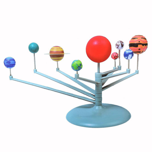 Joc Educativ idealSTORE Sistemul Solar 3D Pentru Copii, Include 8 Planete, Un Suport, Pensula pentru Pictat Multicolor, Ideal pentru copiii carora le place Pictura, Modelarea si alte Mestesuguri