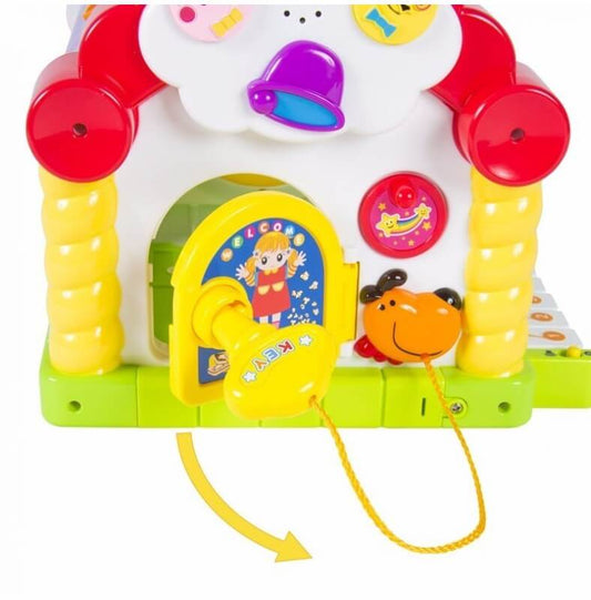 Jucarie interactiva - Casuta cu forme, lumini si sunete