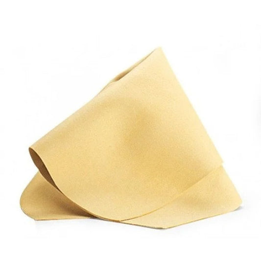 Laveta idealSTORE Piele Caprioara, Pentru Curatare si Uscare de inalta calitate, Dimensiuni 40 X 40 cm