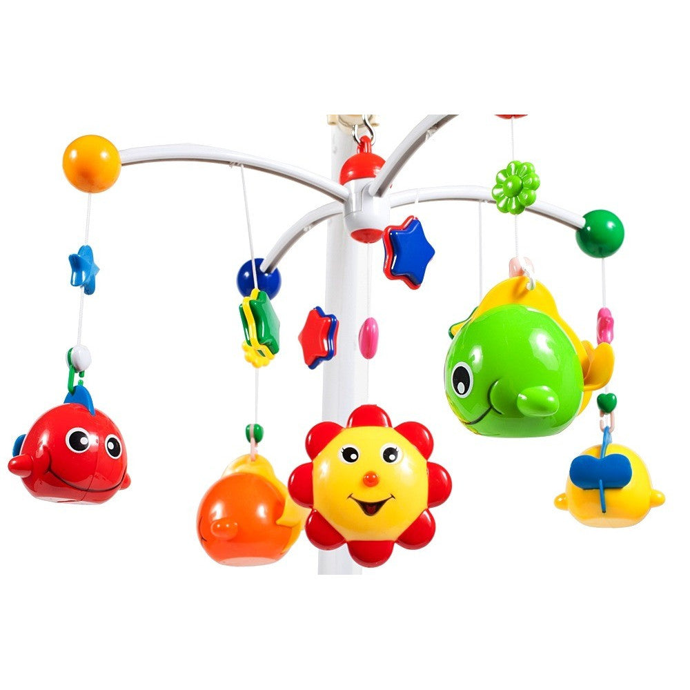 Carusel muzical pentru bebelusi, Isp, cu proiector de lumini si volum reglabil