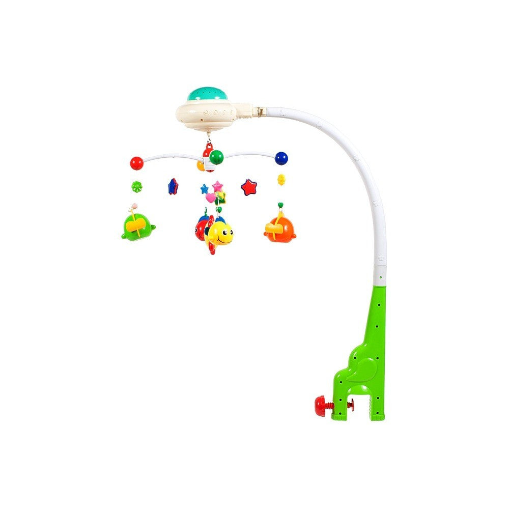 Carusel muzical pentru bebelusi, Isp, cu proiector de lumini si volum reglabil