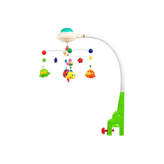 Carusel muzical pentru bebelusi, Isp, cu proiector de lumini si volum reglabil