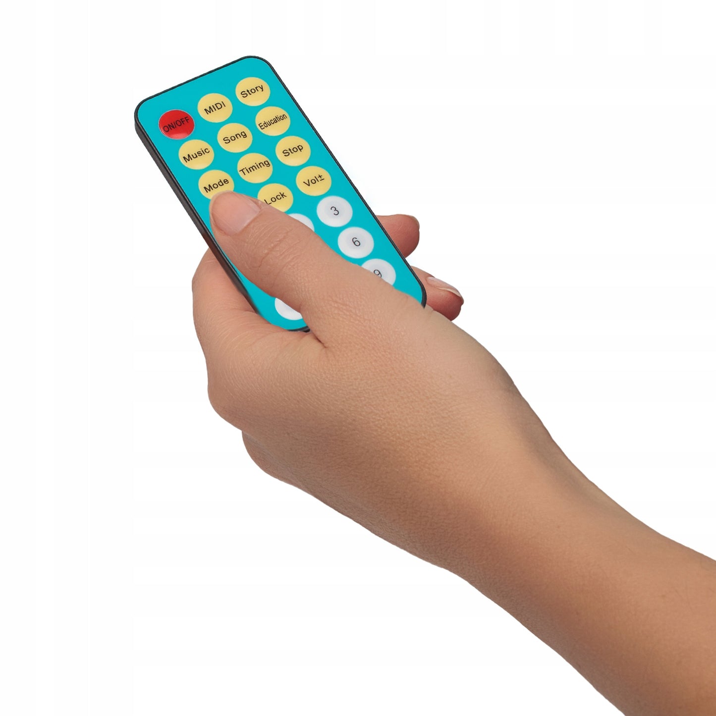 Carusel pentru patut cu lumina de veghe MagStar, First VIEW, 4 brate viu colorate cu diferite animalute zornaitoare, rotire 360grade, telecomanda