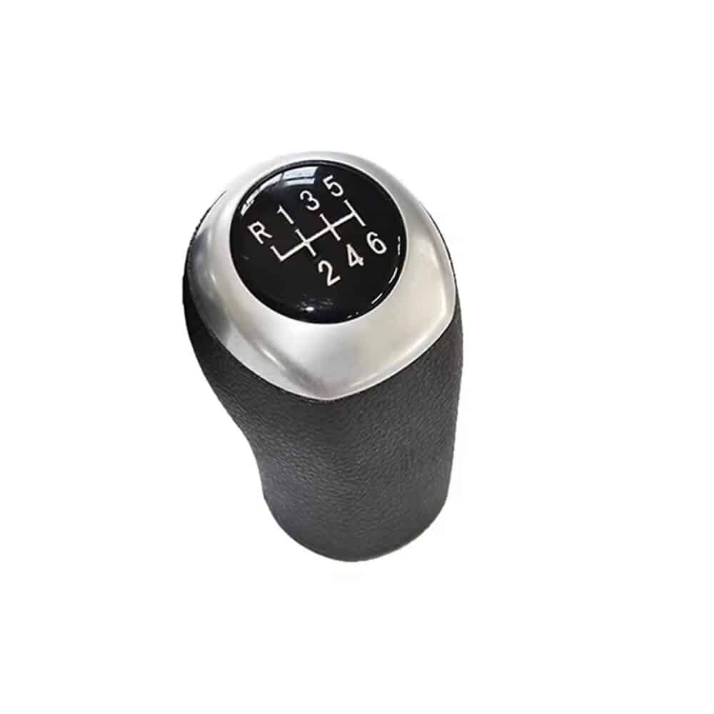 Maner Schimbator Auto ideal STORE, Plastic Dur, Insertii Cromate, Negru, cu 2 Adaptoare pentru 5 si 6 Trepte