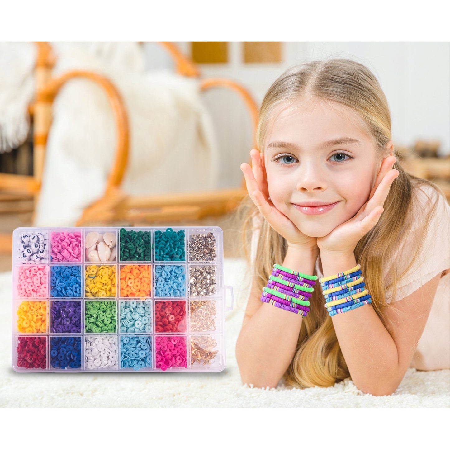 Set 4200 Margele colorate idealSTORE Jewelry Series cu accesorii