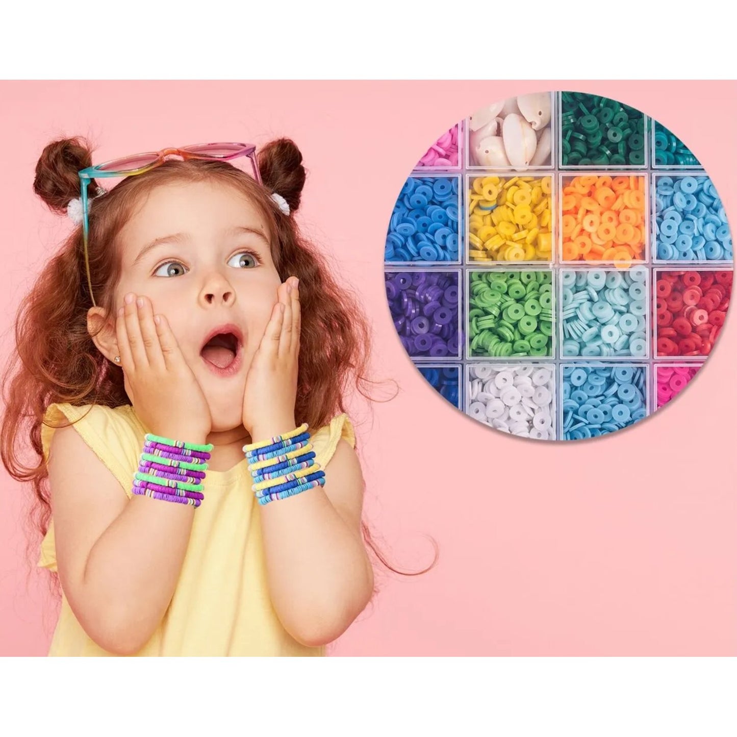 Set 4200 Margele colorate idealSTORE Jewelry Series cu accesorii