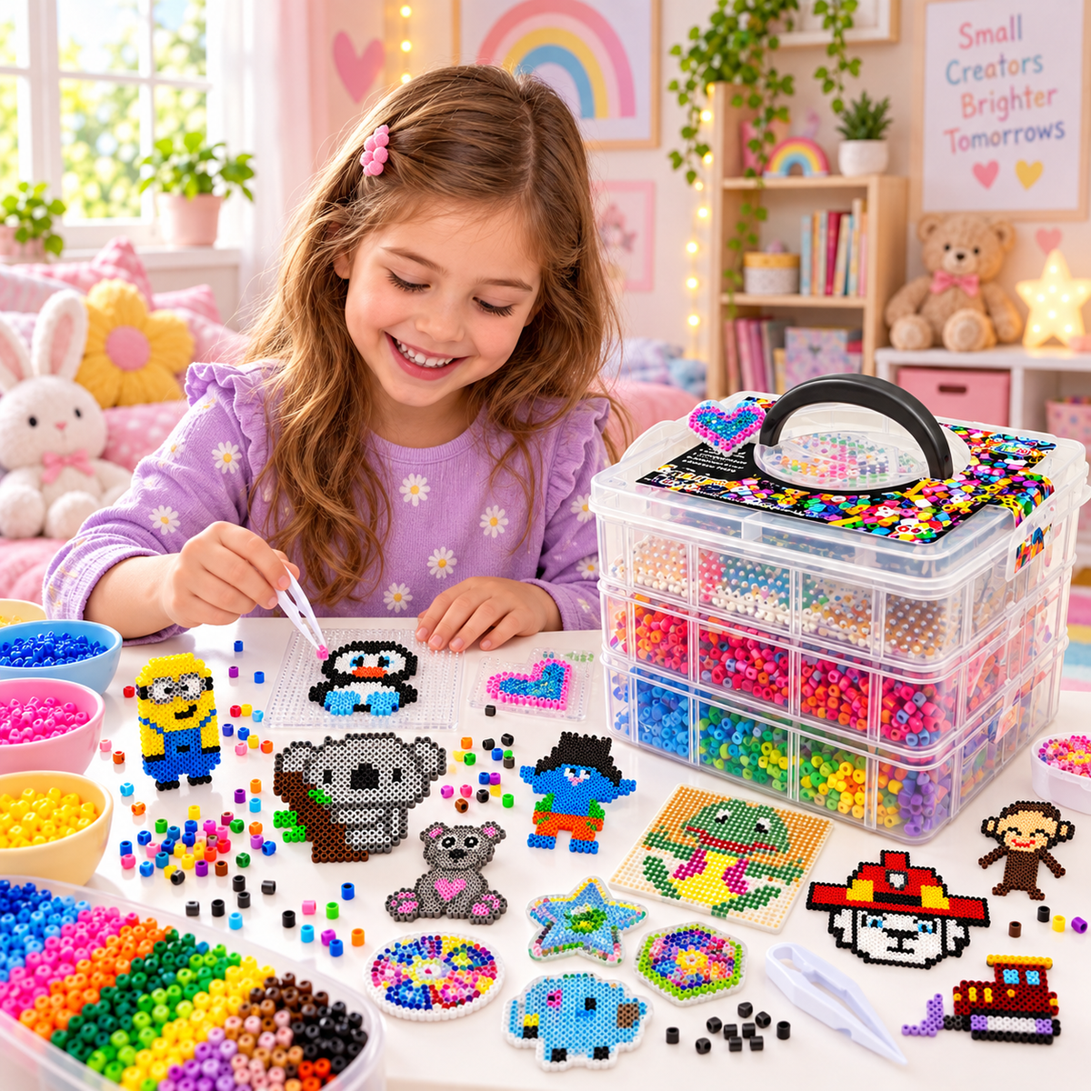 Set 6000 Margele de calcat Iron Beads idealSTORE multicolor