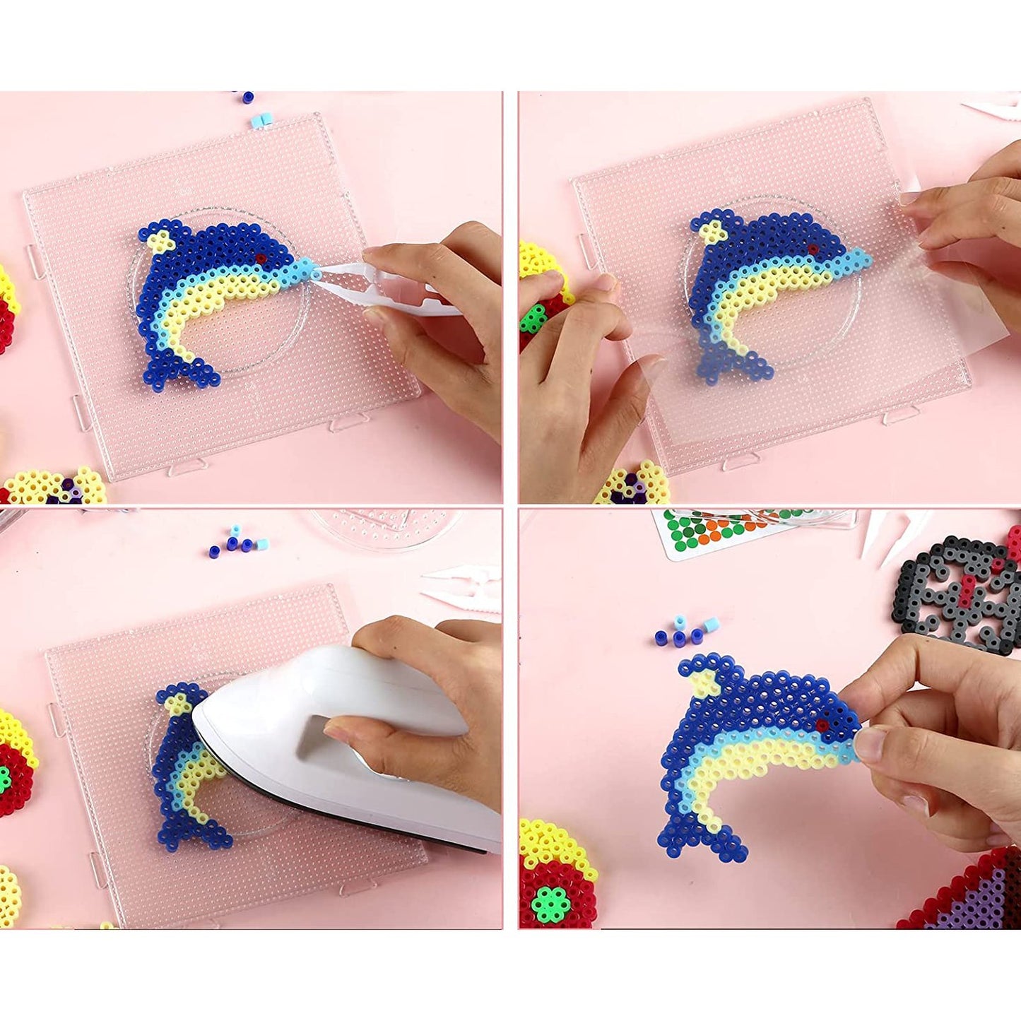 Set 6000 Margele de calcat Iron Beads idealSTORE multicolor