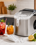 Masina de Cuburi de Gheata Profesionala idealSTORE 12KG 1.2L cu Compresor