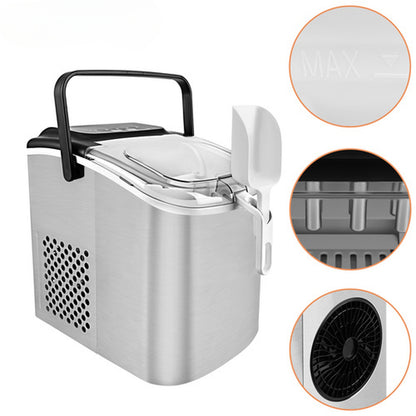 Masina de Cuburi de Gheata Profesionala idealSTORE 12KG 1.2L cu Compresor