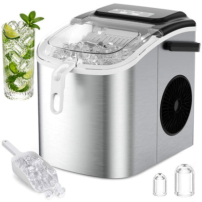 Masina de Cuburi de Gheata Profesionala idealSTORE 12KG 1.2L cu Compresor