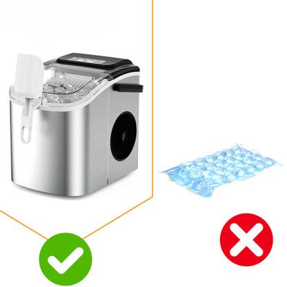 Masina de Cuburi de Gheata Profesionala idealSTORE 12KG 1.2L cu Compresor