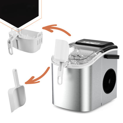 Masina de Cuburi de Gheata Profesionala idealSTORE 12KG 1.2L cu Compresor