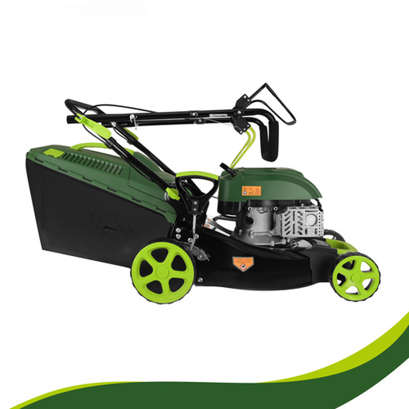 Masina de tuns gazonul pe benzina DriveX idealSTORE,6 CP,Cos colector 60L, Latime taiere 460mm
