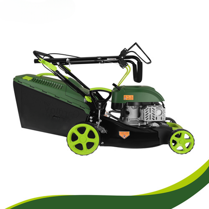 Masina de tuns gazonul pe benzina DriveX idealSTORE,6 CP,Cos colector 60L, Latime taiere 460mm