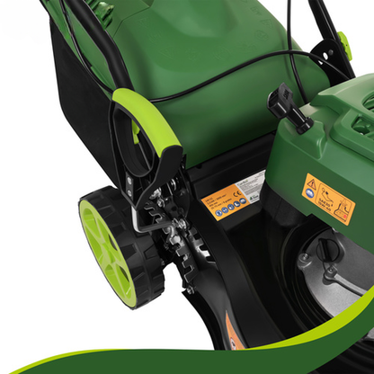 Masina de tuns gazonul pe benzina DriveX idealSTORE,6 CP,Cos colector 60L, Latime taiere 460mm